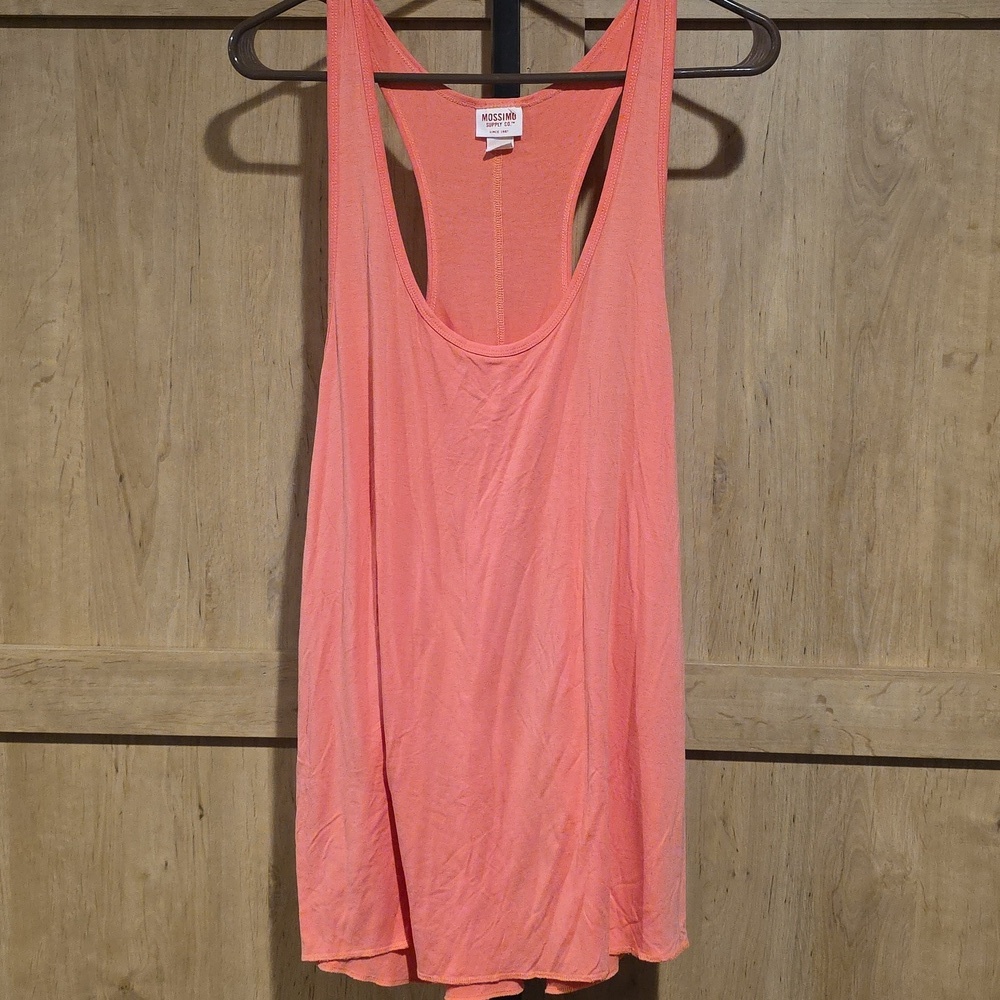 (J32) Mossimo Supply Co. Pink Racerback Tank Sz XL